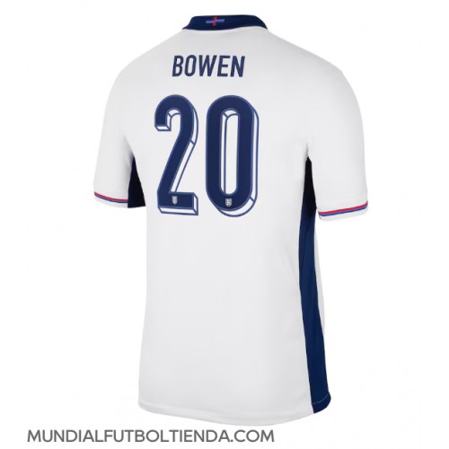 Camiseta Inglaterra Jarrod Bowen #20 Primera Equipación Replica Eurocopa 2024 mangas cortas